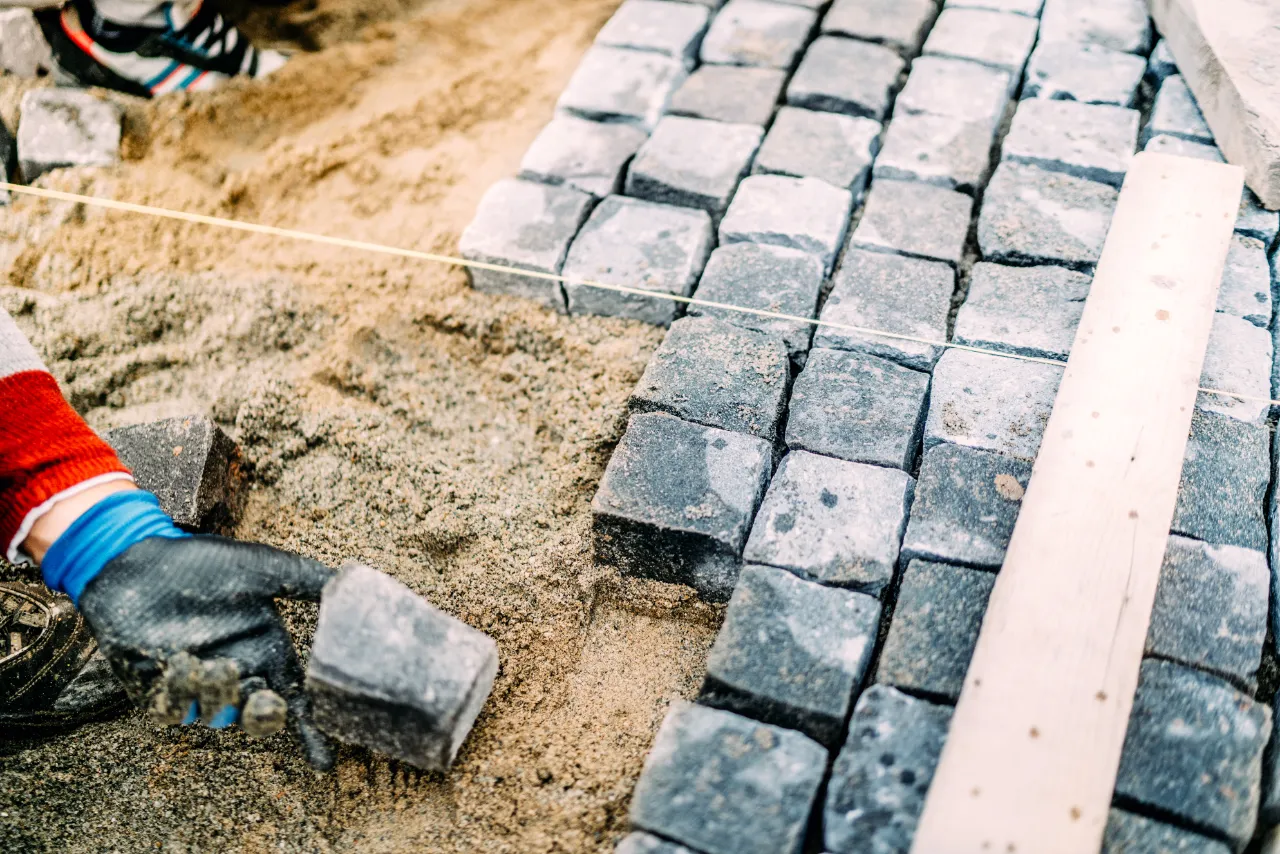 Paver Installation project by CGMU Construction Corp