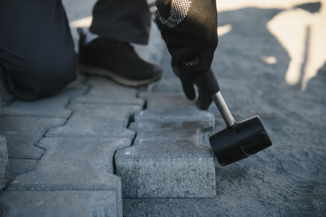 Paver Installation project by CGMU Construction Corp