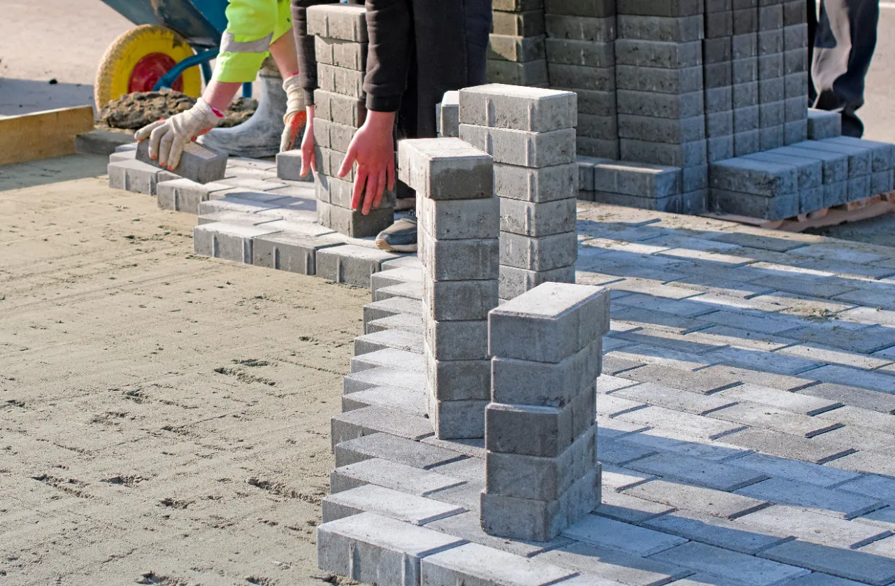 Paver Installation project by CGMU Construction Corp