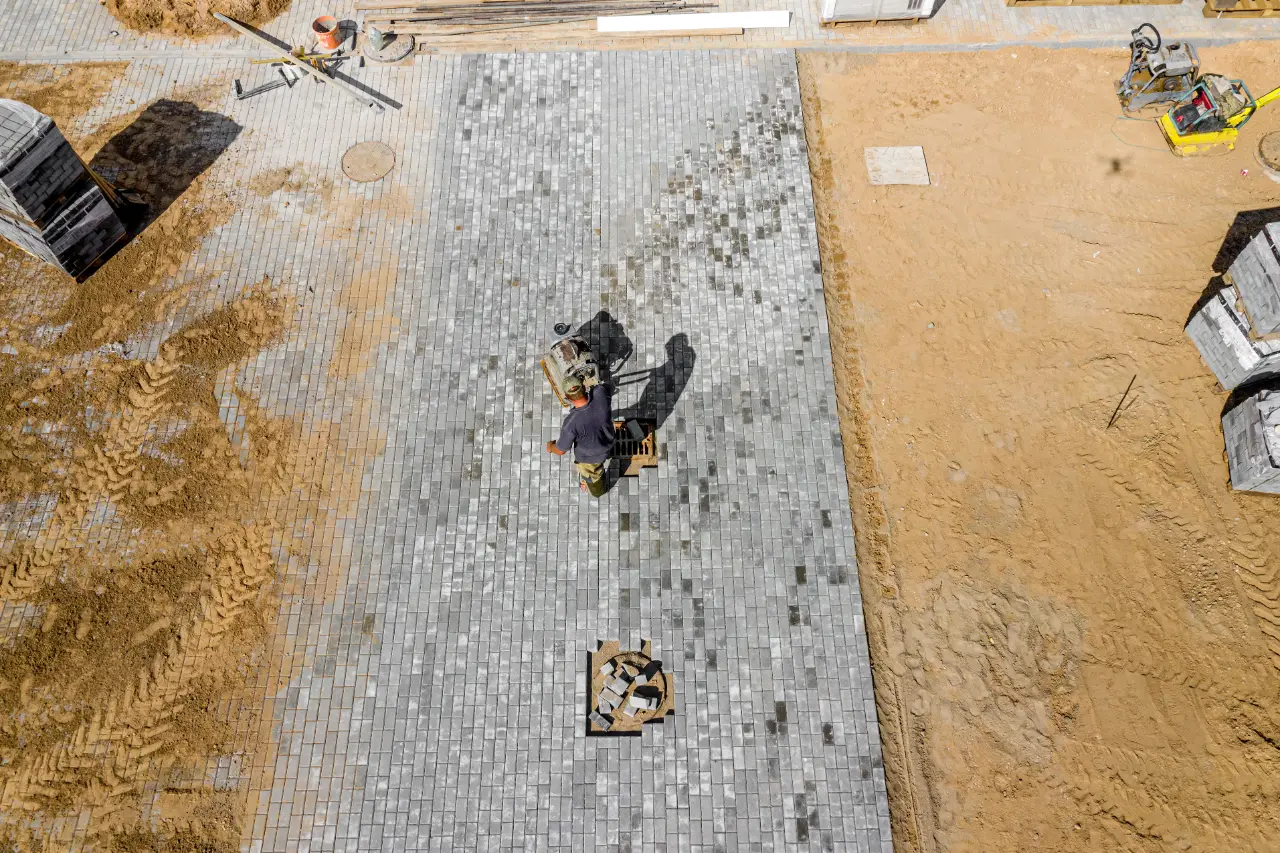 Paver Installation project by CGMU Construction Corp